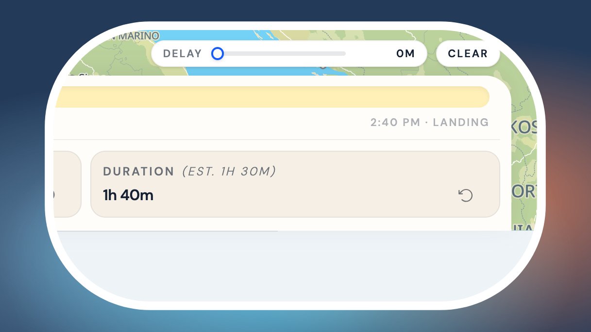 The Duration field showing 1h 40m entered, with the estimate of 1h 30m beside the label